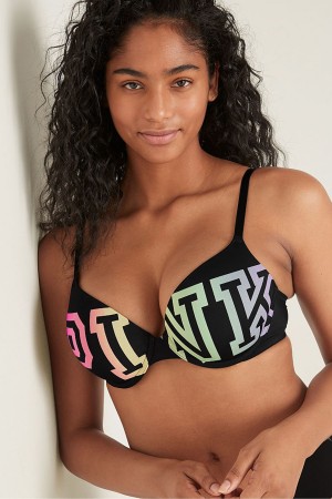 Victoria's Secret Smooth Push Up T-Shirt Bra Lila | 345017ZOF