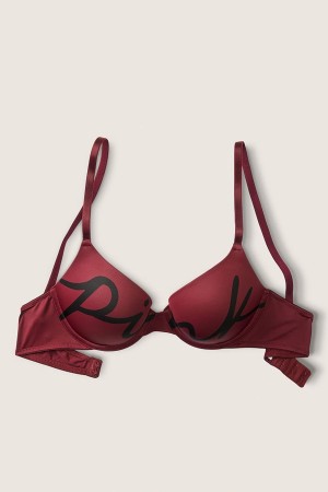 Victoria's Secret Smooth Push Up T-Shirt Bra Lila | 981473QRN