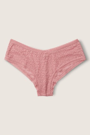 Victoria's Secret Spitze Logo Cheeky Knickers Weiß | 512364MOD