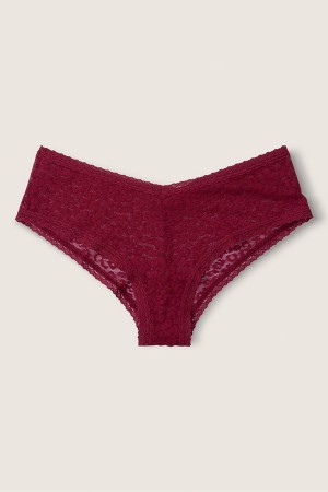 Victoria's Secret Spitze Logo Cheeky Knickers Weiß | 539608GDC