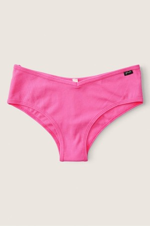 Victoria's Secret Stretch Baumwoll Baumwoll Cheeky Knickers Rosa | 879324ESX