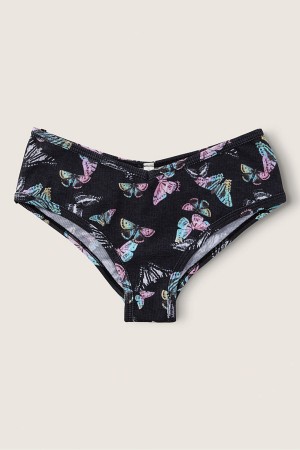 Victoria's Secret Stretch Baumwoll Baumwoll Cheeky Knickers Schwarz | 012839VEA