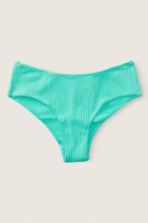 Victoria's Secret Stretch Baumwoll Baumwoll Cheeky Knickers Grün | 130725AMS