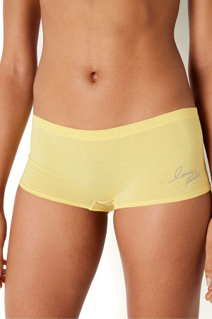 Victoria's Secret Stretch Baumwoll Baumwoll Boyshort Knicker Kaffee | 279603FQZ