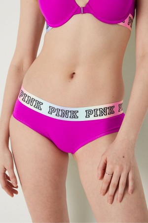 Victoria's Secret Stretch Baumwoll Logo Hipster Rosa | 029583ORQ