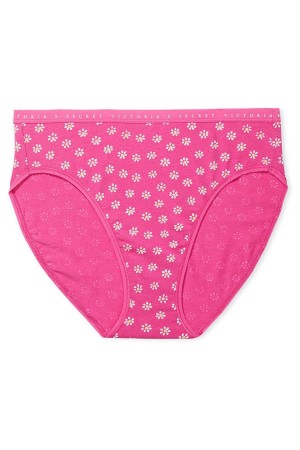 Victoria's Secret Stretch Baumwoll Stretch Baumwoll High Leg Brief Knickers Rosa | 215430PSD