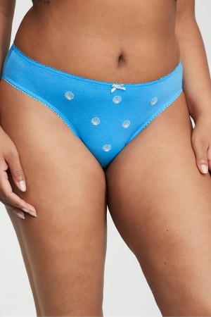 Victoria's Secret Stretch Baumwoll Stretch Baumwoll Knickers Blau | 025864VAT