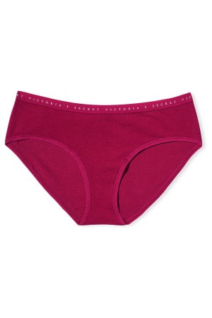 Victoria's Secret Stretch Baumwoll Stretch Baumwoll Hiphugger Panty Schwarz | 465108KVU