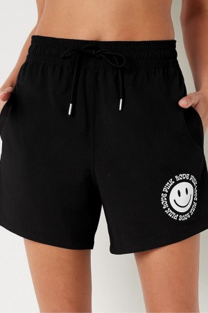 Victoria's Secret Swim Shorts Schwarz | 182054TSA