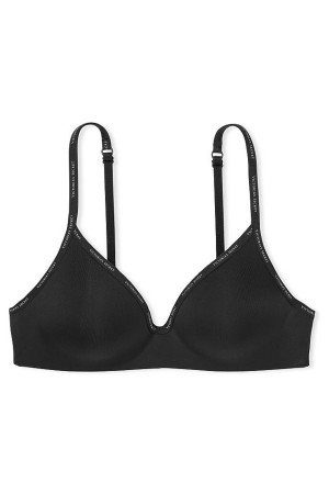 Victoria's Secret The T-Shirt Smooth Non Wired T-Shirt Bra Schwarz | 617923KOG