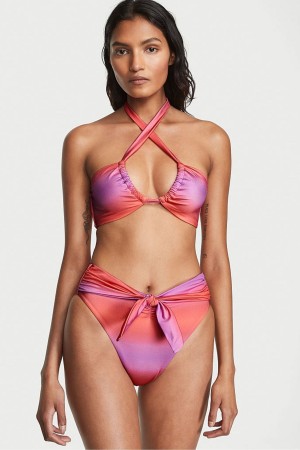 Victoria's Secret Twist Multiway Halterneck Bikini Top Lila | 021873ARW