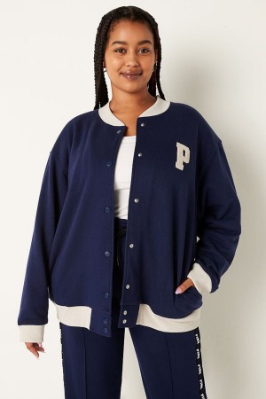 Victoria's Secret Varsity Jacket Blau | 061283MOA