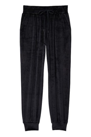 Victoria's Secret Velour Jogger Schwarz | 438075SCA