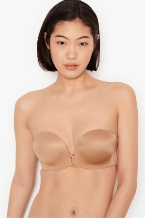 Victoria's Secret Very Sexy Add 2 Cups Smooth Multiway Strapless Bra Sweet Praline Nude | 698104OTB