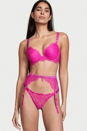 Victoria's Secret Very Sexy Shine Riemen Suspenders Rosa | 512874UMS