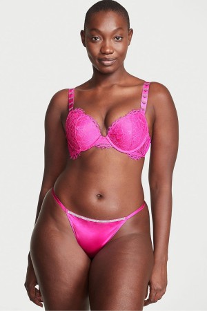 Victoria's Secret Very Sexy Smooth Shine Riemen Knickers Rosa | 032615LOQ