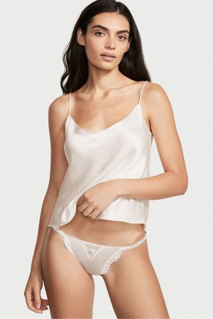 Victoria's Secret Very Sexy Smooth Shine Riemen Knickers Schwarz | 761308CNK