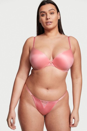 Victoria's Secret Very Sexy Smooth Shine Riemen Knickers Rosa | 264709HMA