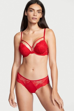 Victoria's Secret Very Sexy Spitze Cheeky Knickers Rot | 034865WJF