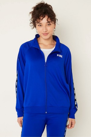 Victoria's Secret Zip Up Long Sleeve Sweatshirt Kaffee Braun | 562408MRZ