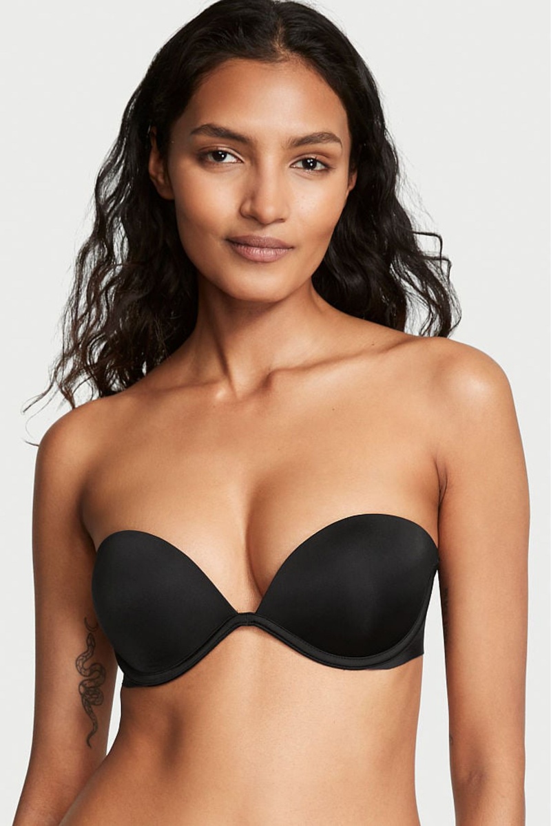 Victoria's Secret Bare Smooth Every Way Strapless Multiway Bra Schwarz | 802546KVL