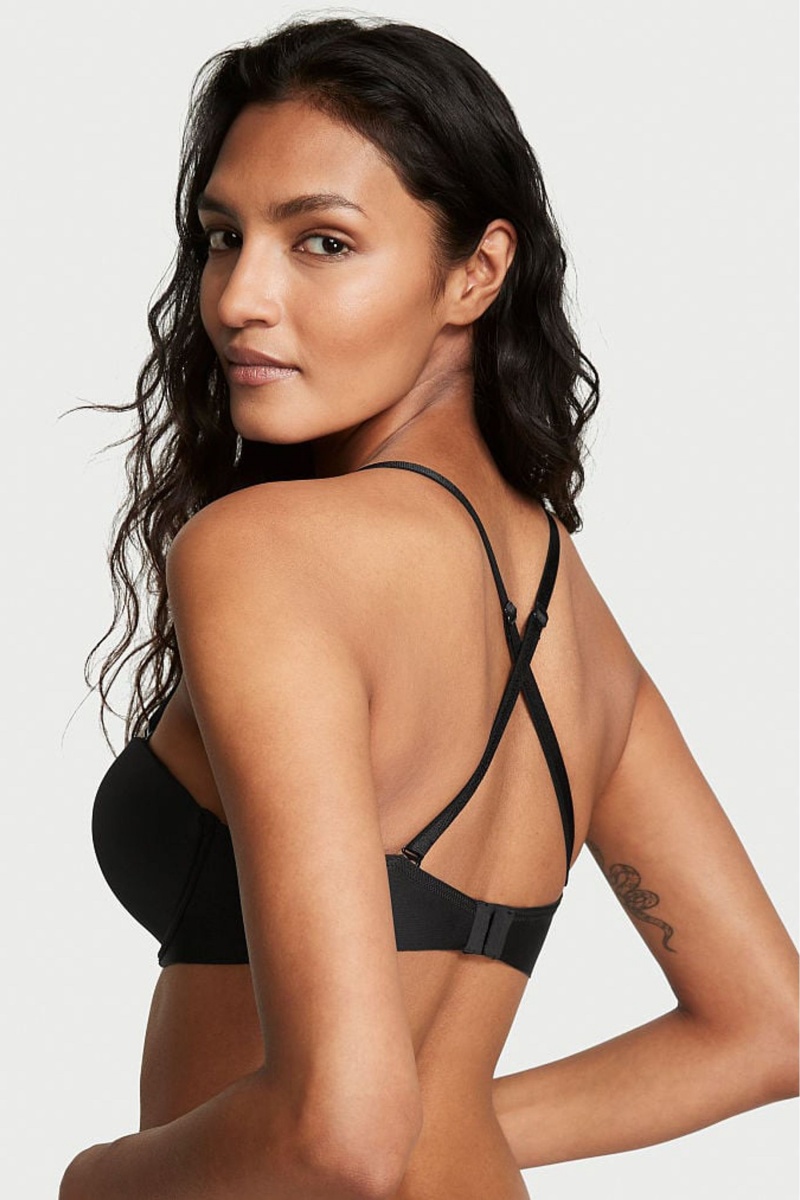 Victoria's Secret Bare Smooth Every Way Strapless Multiway Bra Schwarz | 802546KVL