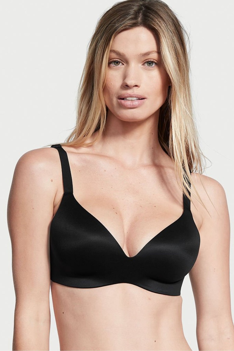 Victoria's Secret Bare Smooth Lightly Gefütterte Non Wired Full Cup Bra Schwarz | 256780TCU