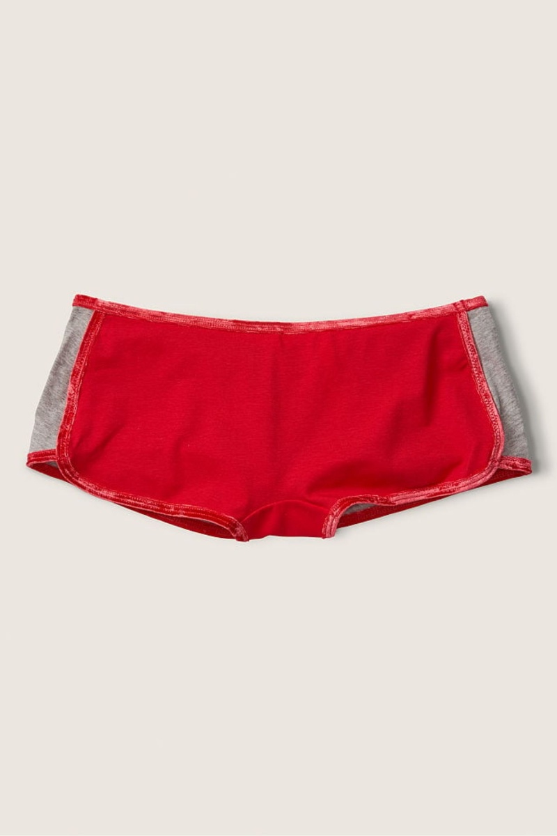 Victoria\'s Secret Baumwoll Kurzes Knicker Dahlia Script Logo | 107684LFB