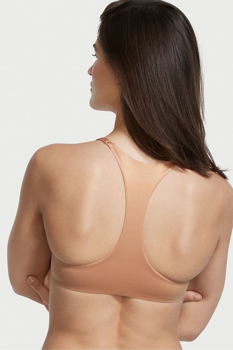 Victoria's Secret Body by Victoria Smooth Front Befestigung Lightly Gefütterte Demi Bra Toasted Sugar Nude | 679235FJP