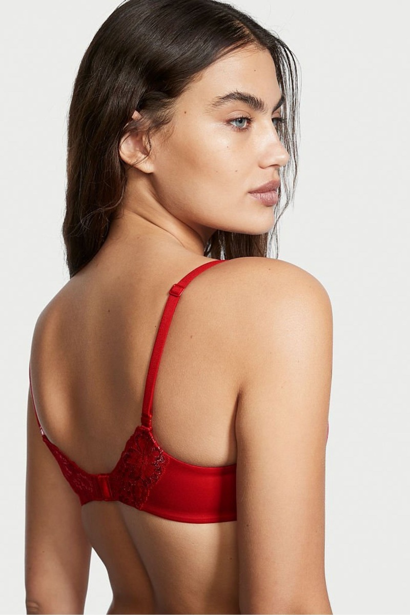 Victoria's Secret Body by Victoria Smooth Lightly Gefütterte Demi Bra Rot | 628510UIE