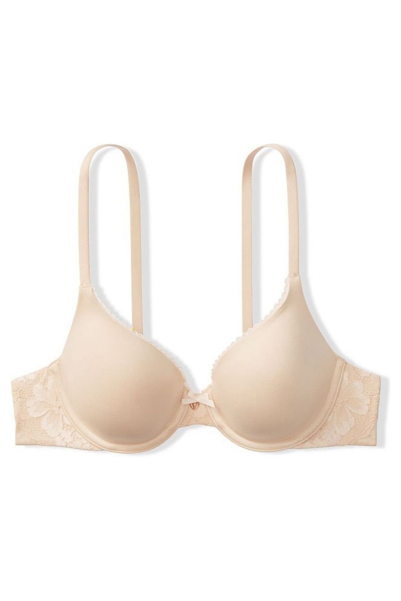 Victoria's Secret Body by Victoria Smooth Full Cup Push Up Bra Champagne Nude | 537160OTH