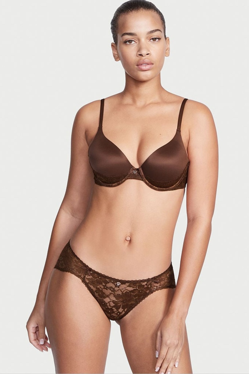 Victoria's Secret Body by Victoria Smooth Lightly Gefütterte Full Cup Bra Braun | 098176TUP