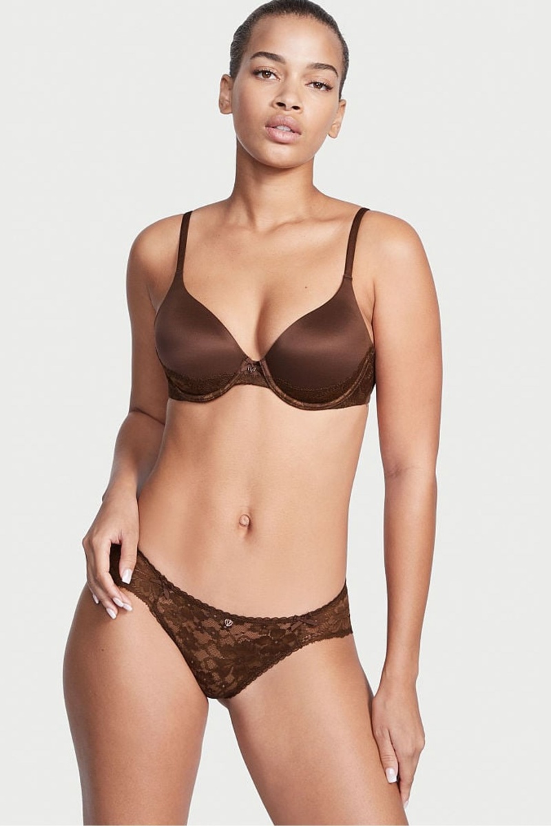 Victoria\'s Secret Body by Victoria Smooth Lightly Gefütterte Full Cup Bra Braun | 098176TUP