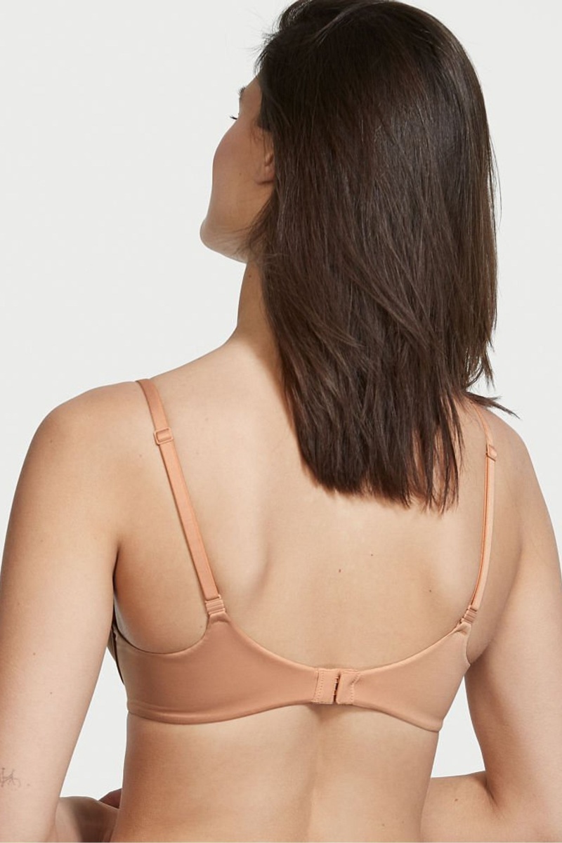 Victoria's Secret Body by Victoria Smooth Push Up Bra Toasted Sugar Nude | 072845KEX