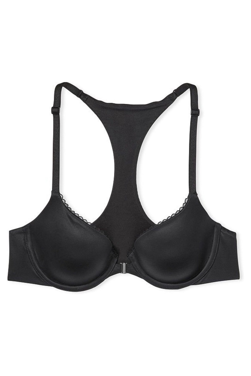 Victoria's Secret Body by Victoria Smooth Front Befestigung Lightly Gefütterte Demi Bra Schwarz | 986541HRJ