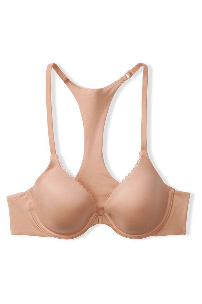 Victoria's Secret Body by Victoria Smooth Front Befestigung Lightly Gefütterte Full Cup Bra Toasted Sugar Nude | 683145WOH