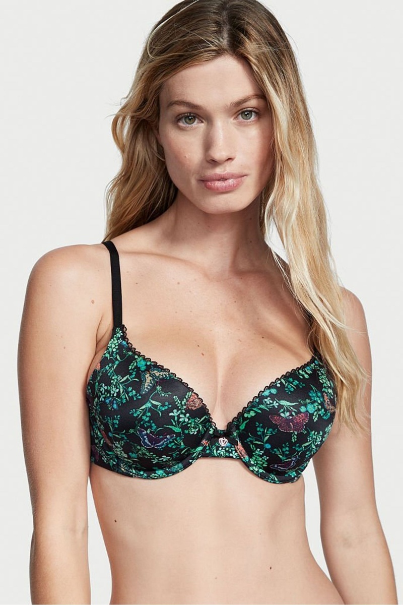 Victoria's Secret Body by Victoria Smooth Full Cup Push Up Bra Schwarz | 905384LXZ