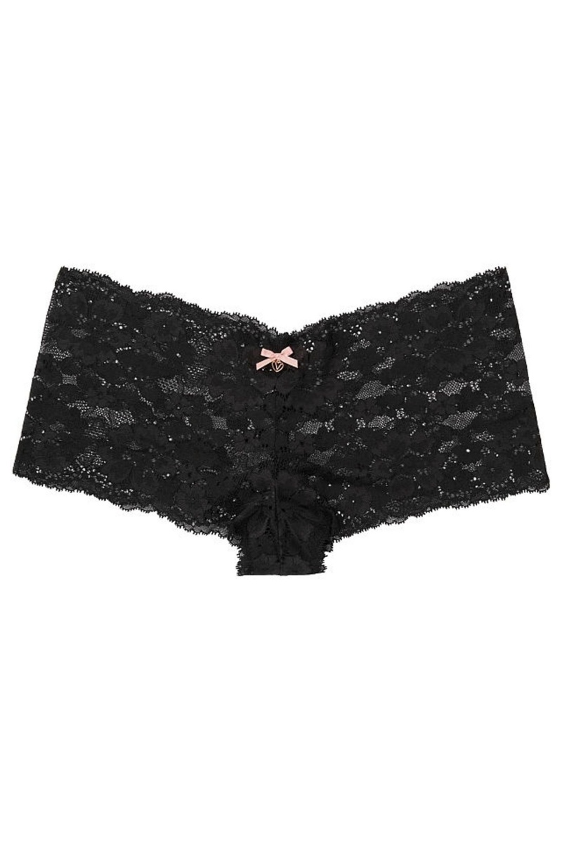 Victoria's Secret Body by Victoria Spitze Kurzes Knickers Schwarz | 856031NKR