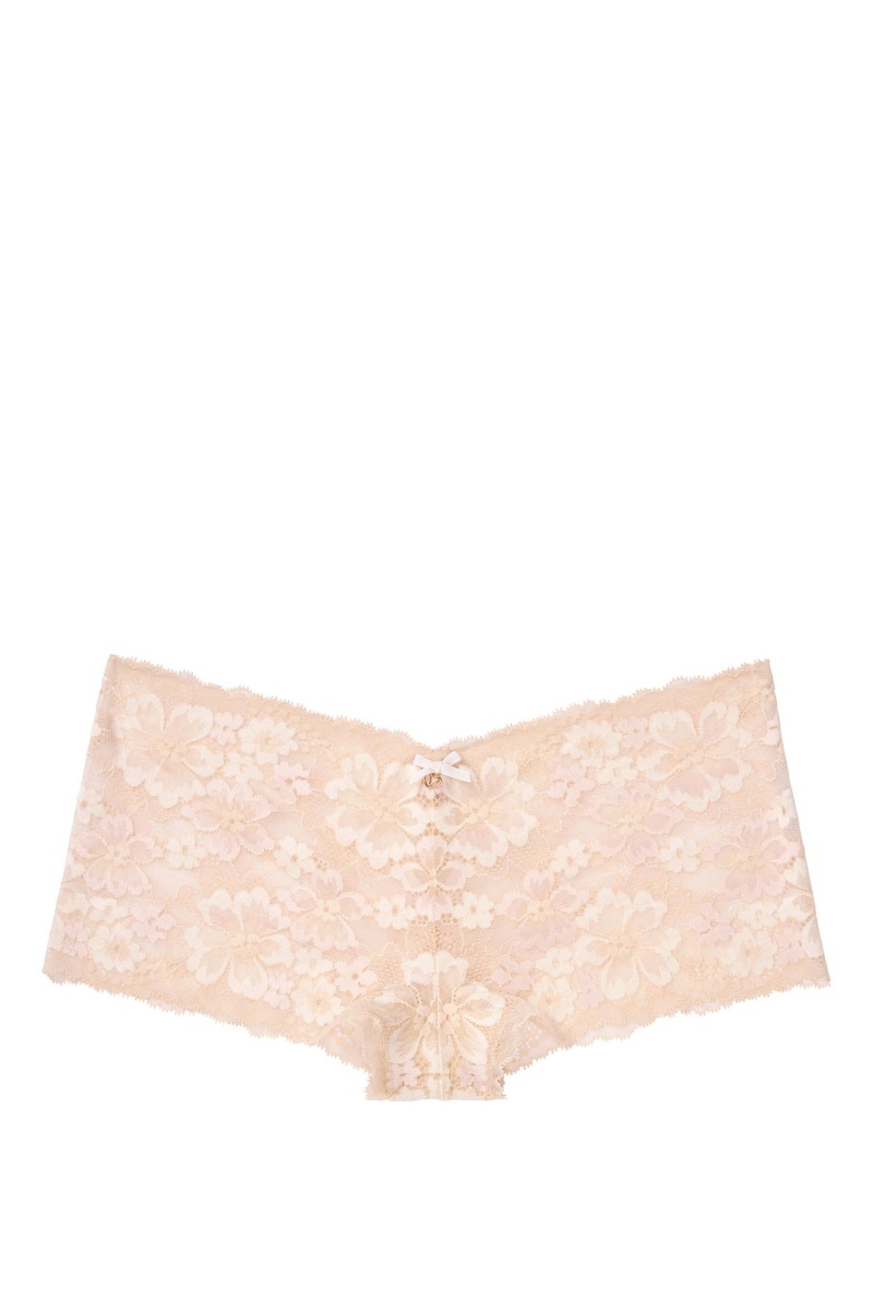 Victoria's Secret Body by Victoria Spitze Kurzes Knickers Champagne Nude | 418275SAT