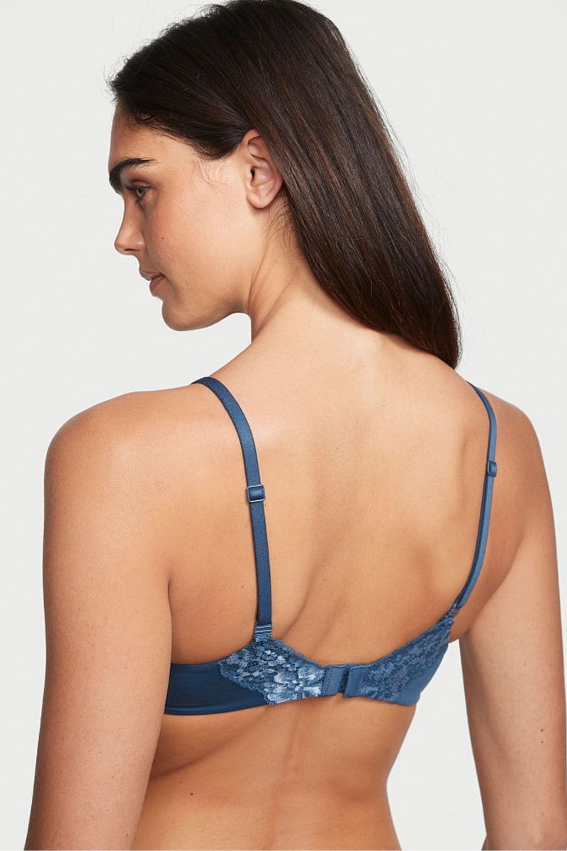 Victoria's Secret Body by Victoria Spitze Lightly Gefütterte Demi Bra Blau | 610257ALO