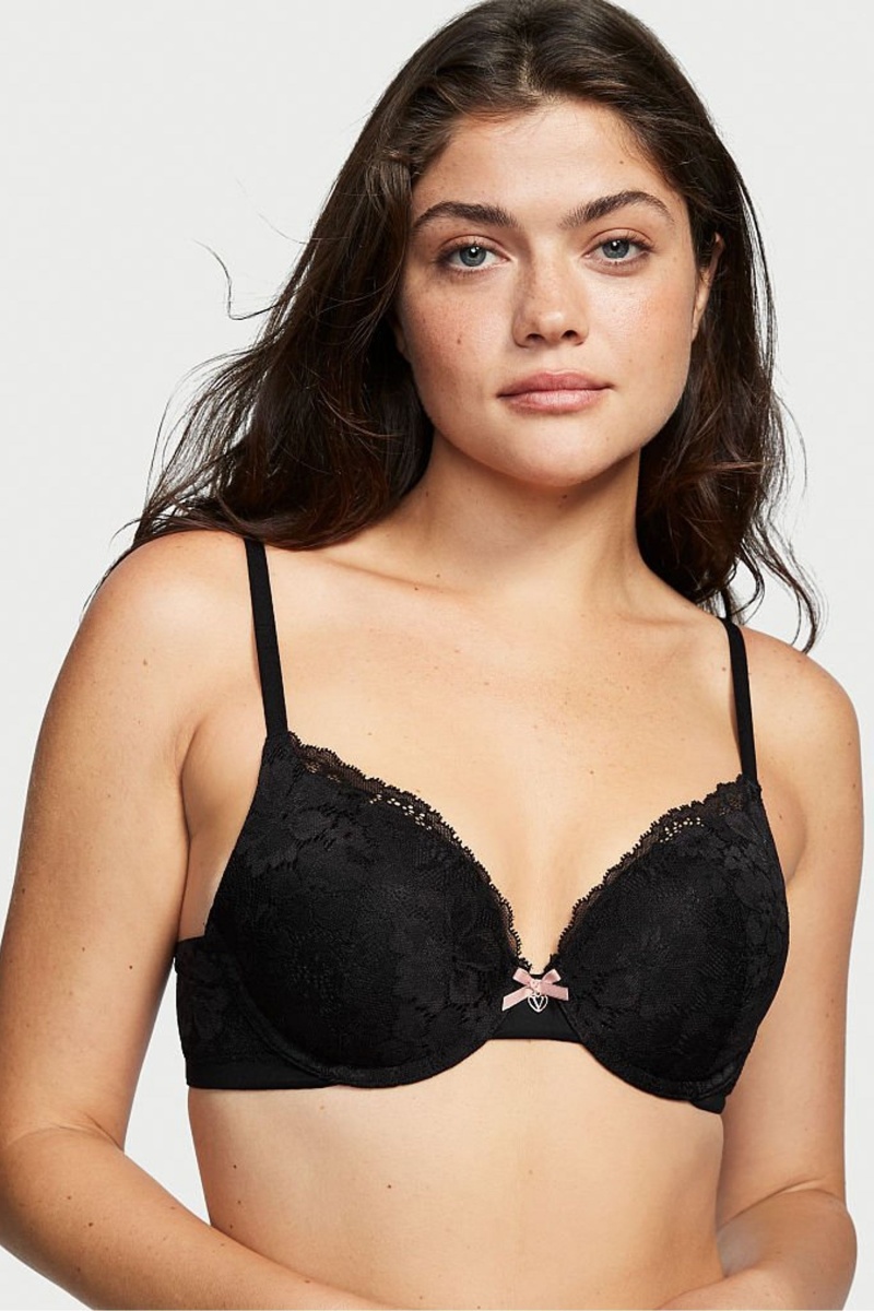 Victoria\'s Secret Body by Victoria Spitze Full Cup Push Up Bra Schwarz | 529831VJN