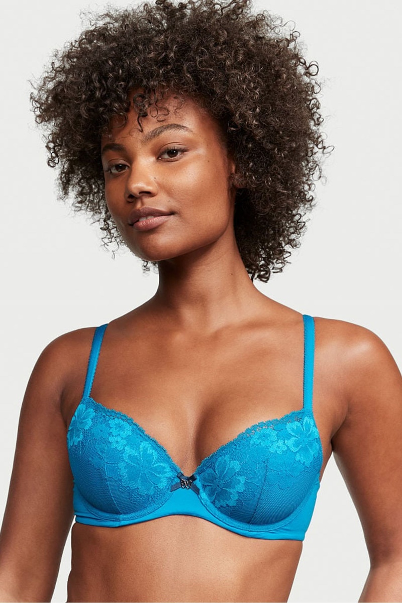 Victoria\'s Secret Body by Victoria Spitze Lightly Gefütterte Full Cup Bra Mintfarben Grün | 328407KMX