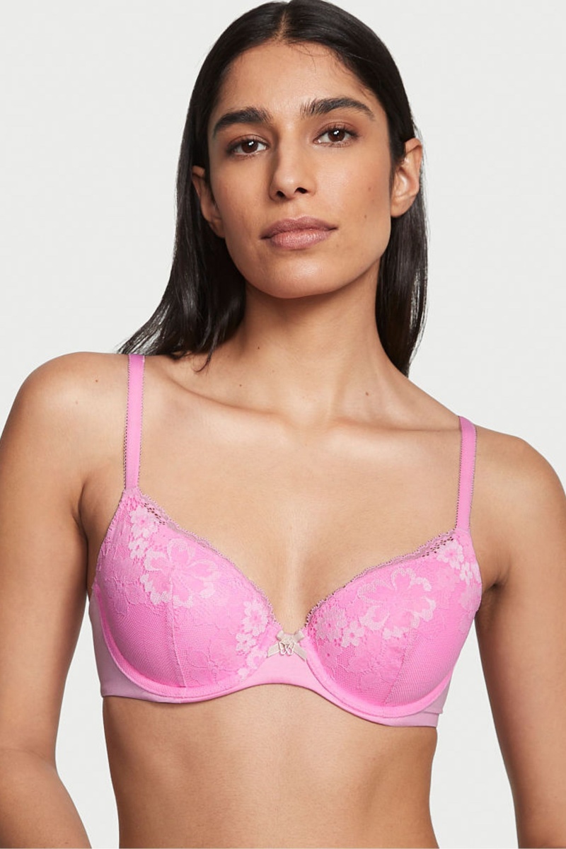 Victoria's Secret Body by Victoria Spitze Lightly Gefütterte Demi Bra Braun | 241897NQB