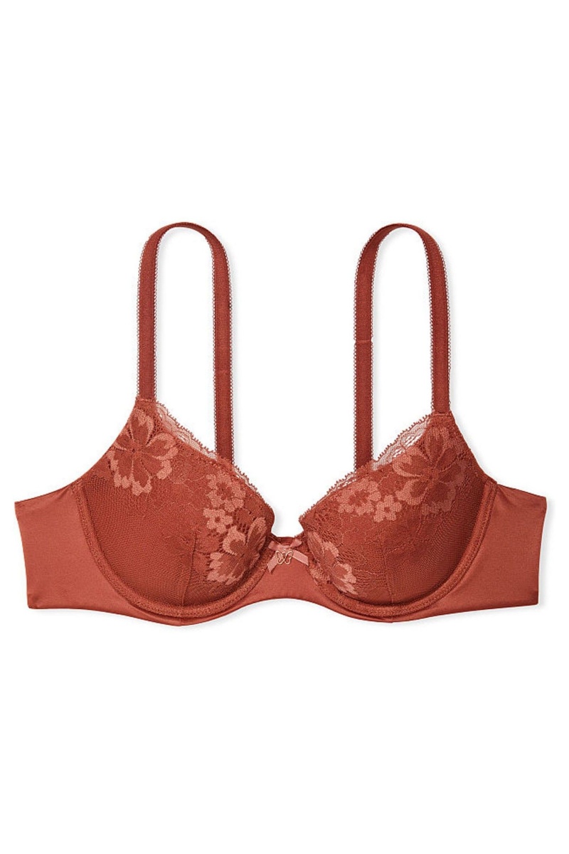 Victoria's Secret Body by Victoria Spitze Lightly Gefütterte Demi Bra Braun | 346512OXT