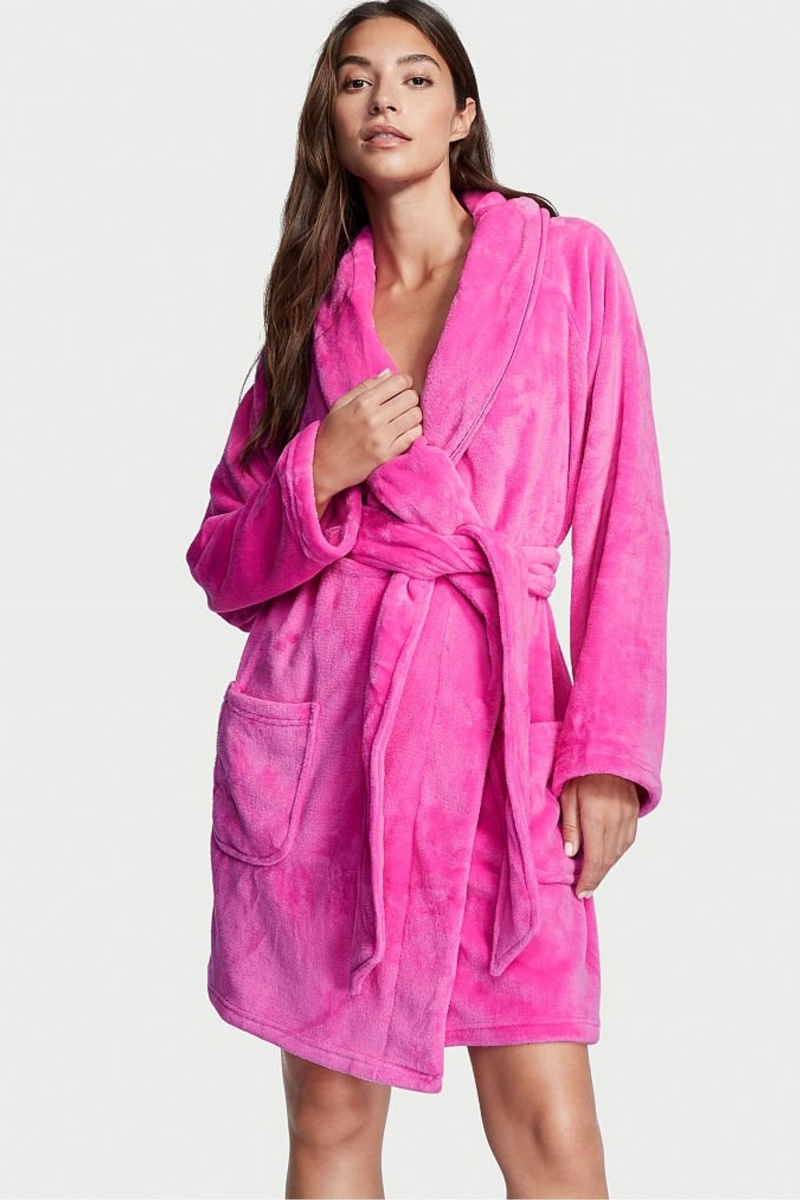 Victoria\'s Secret Cosy Kurzes Dressing Gown Schwarz | 567324TVZ