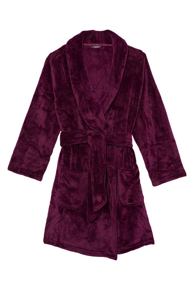 Victoria's Secret Cosy Kurzes Dressing Gown Rot | 173046ZMG