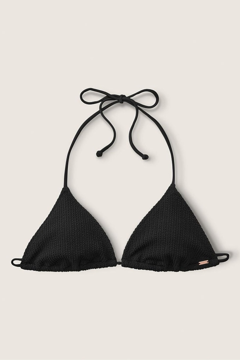 Victoria's Secret Crinkle Bikini Top Rosa | 069273AXH