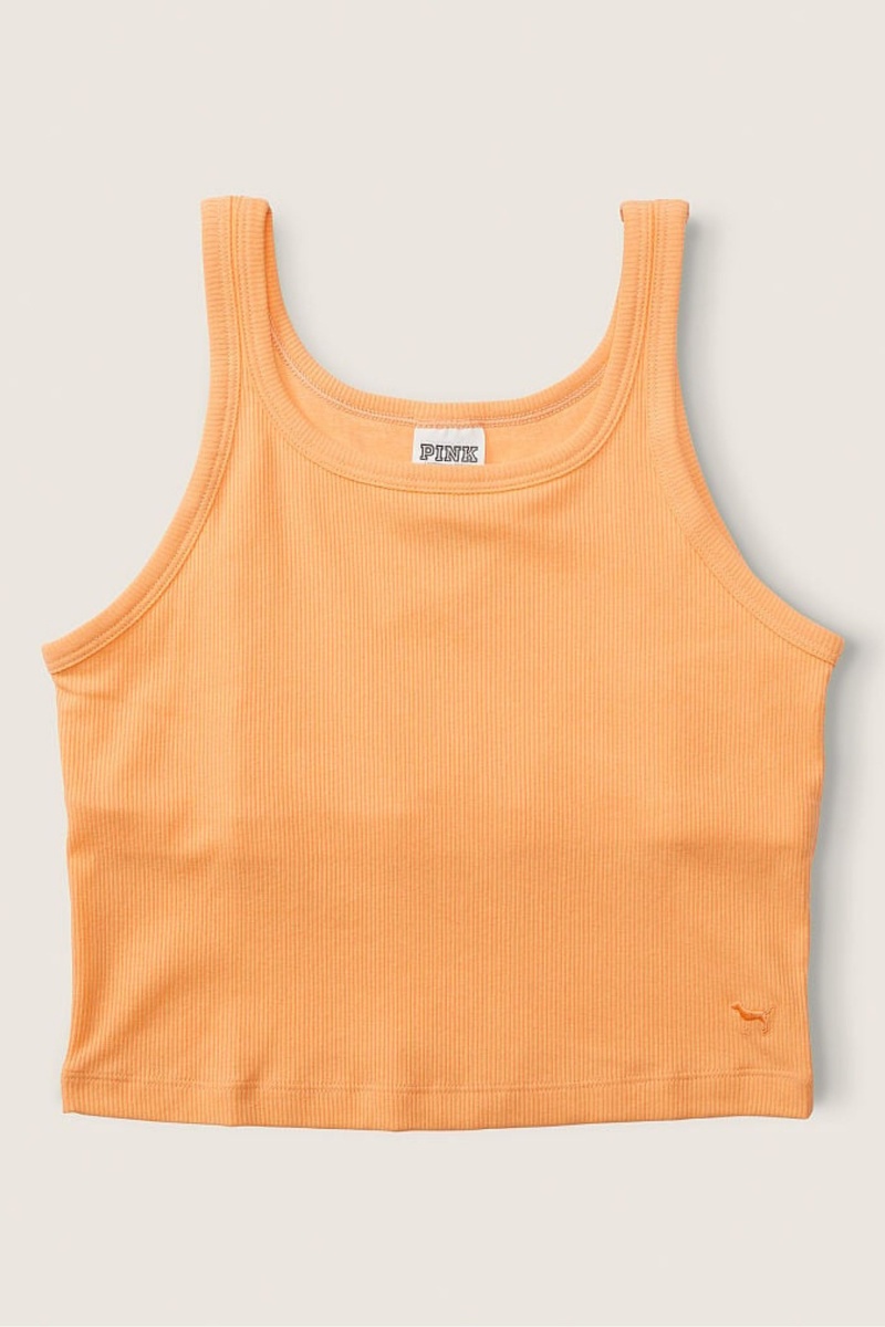 Victoria's Secret Crop Tank Top Grün | 073498RWC