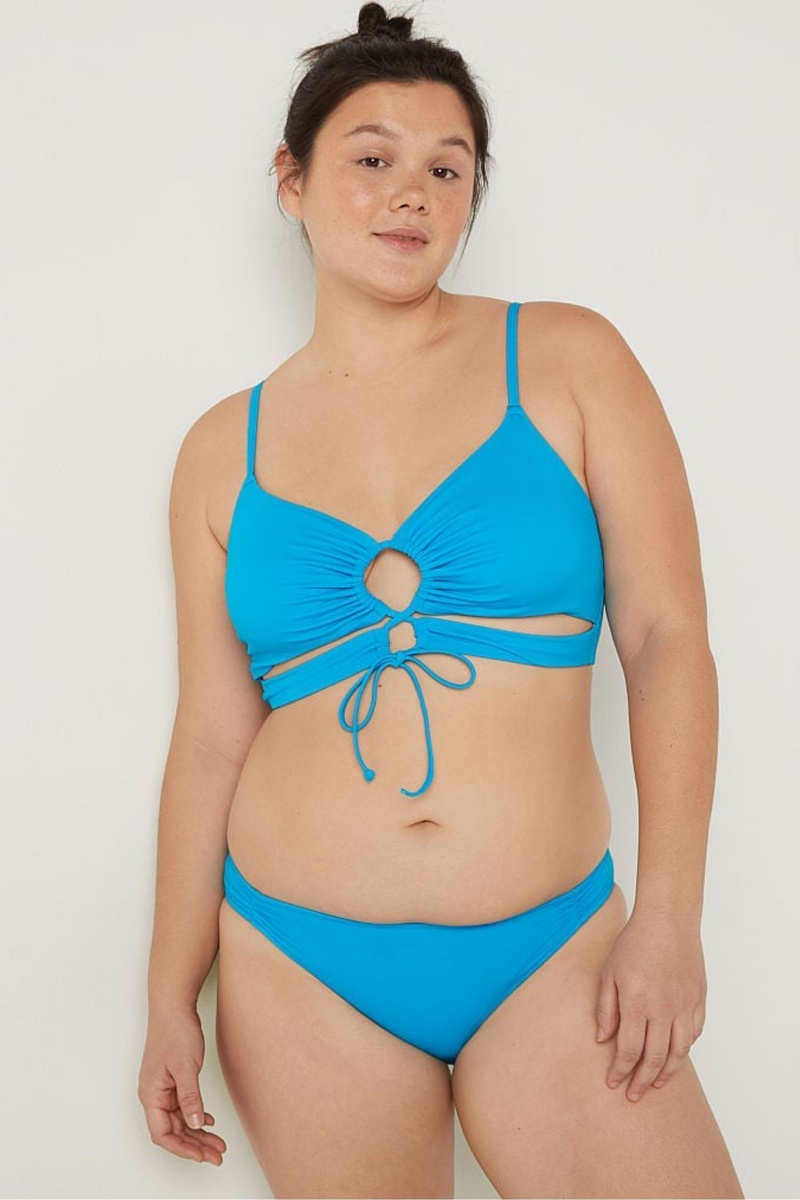 Victoria's Secret Cut Out Bikini Top Bright Marine | 128796AWM