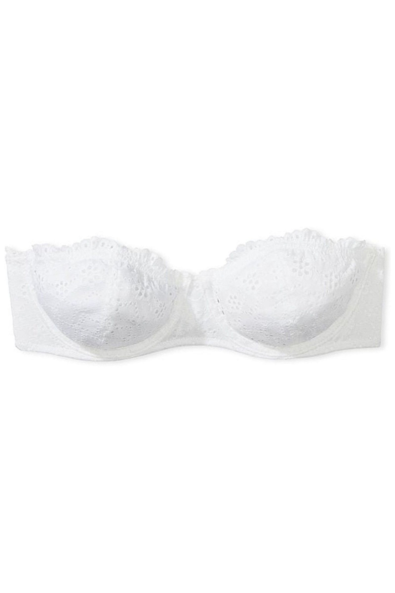 Victoria's Secret Dream Angels Broderie Scalloped Trim Bra Ensign | 308954ZHI